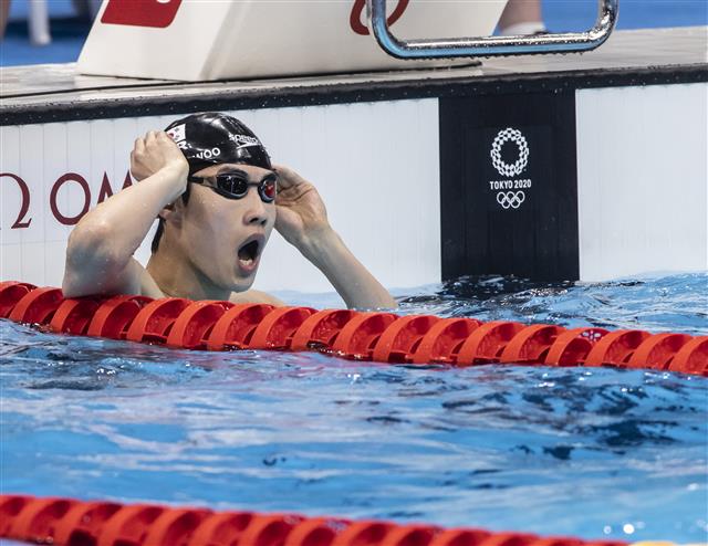 29일 도쿄 아쿠아틱스 센터에서 열린 올림픽 남자 자유형 100m 결승전에 황선우 선수가 출전해 5위를 기록 했다. 도쿄 올림픽 사진공동취재단