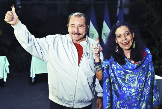 니카라과 대통령과 부통령