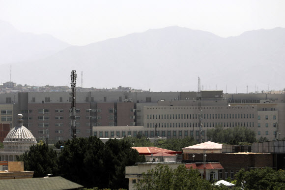긴장감 감도는 주아프간 미국 대사관