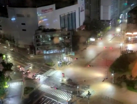 물바다 된 부산