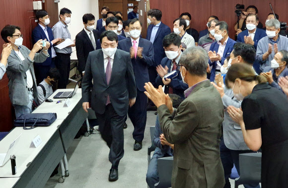 윤석열, 충남도당 방문