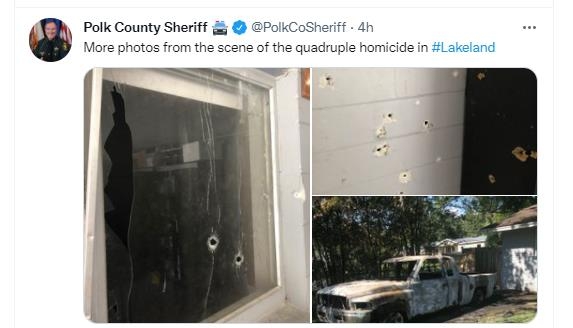 美 플로리다 총기난사범에 4명 사망