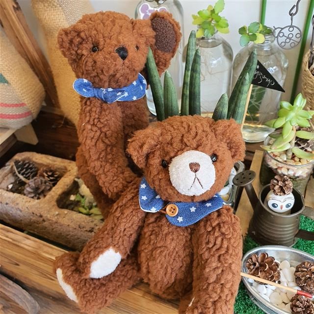 테디베어 공방에서 만든 곰인형들.<br>강동구청 제공