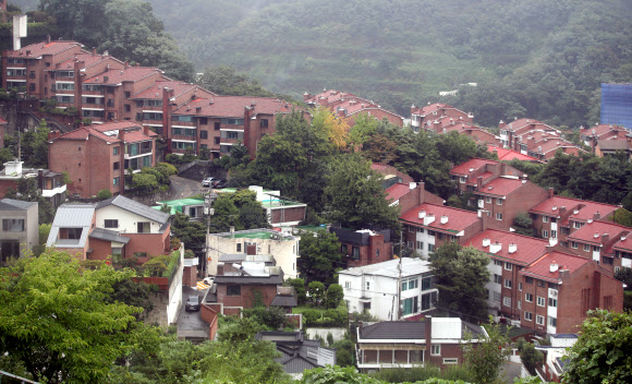 서울 종로구의 빌라 밀집지역. 연합뉴스