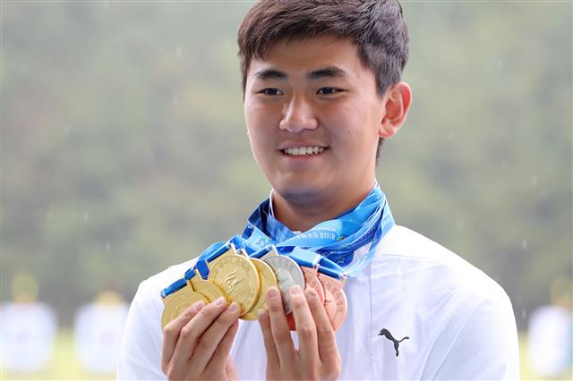 양궁 김제덕, 전국체전 4관왕