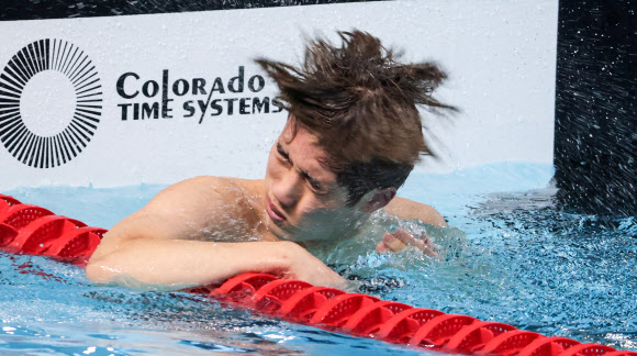 황선우, 한국신기록 ‘포효?’