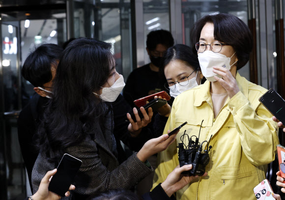 KT네트워크 관제센터 방문 마친 임혜숙 과기부 장관