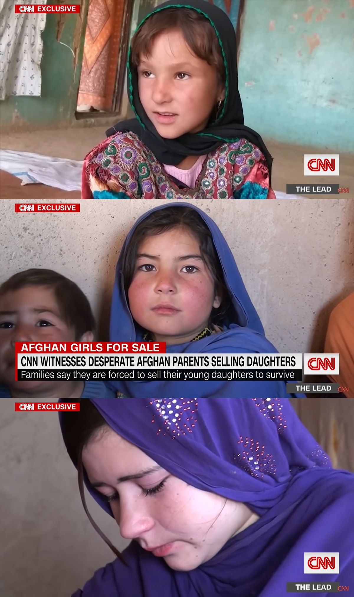경제난에 돈 받고 팔려가는 아프간 소녀들
