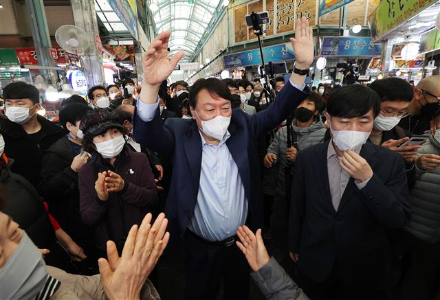 막바지 ‘경선 호소’ 나선 윤석열