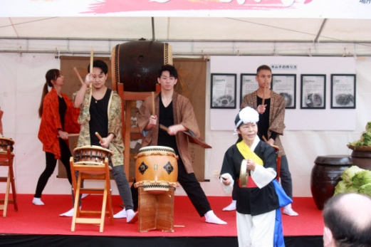 포토] '일본 고려신사'에서 열린 김치 축제