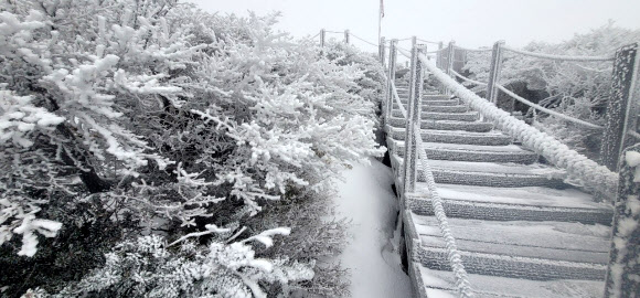 제주도 산지에 대설주의보