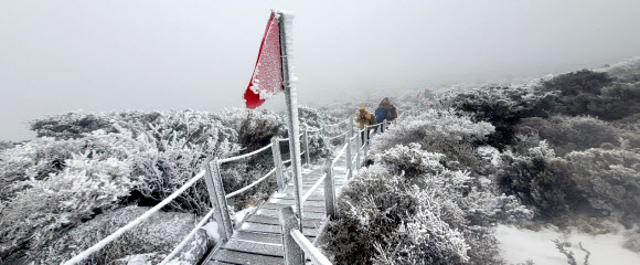 제주도 산지에 대설주의보