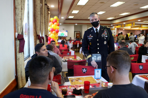 추수감사절 맞은 미2사단