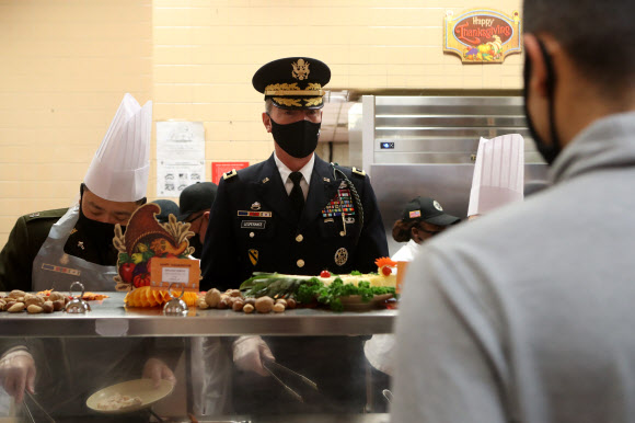 추수감사절 맞은 미2사단