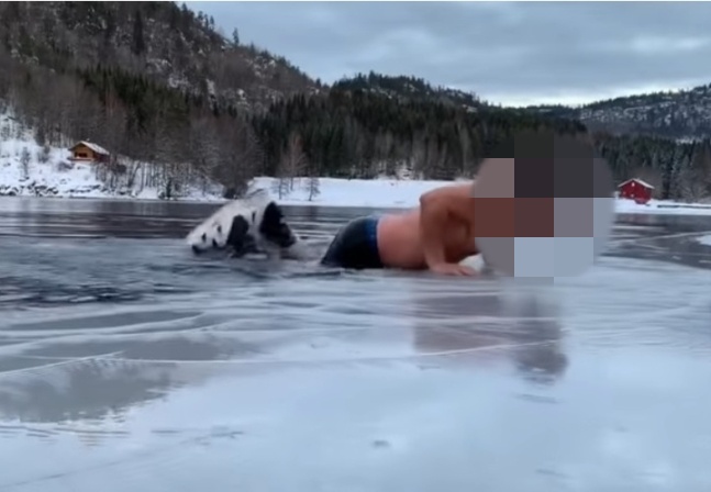 극한 체험으로 유명한 노르웨이 유튜버가 촬영 중 사망한 것으로 전해졌다. 유튜브 캡처 