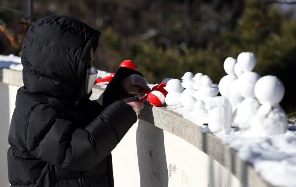 요새 눈사람 만드는 법