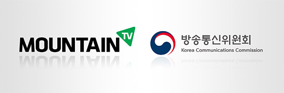 마운틴TV 로고(왼쪽)와 방송통신위원회 로고