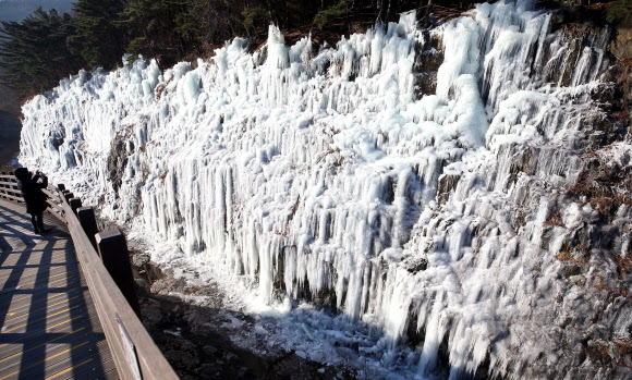 ‘추위가 빚은 절경’