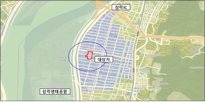 부산 사상 공업지역 활성화 시범 사업이 본격 추진된다. 부산시는 시범사업 지역을 입지규제 최소구역으로 지정·고시하고, 1단계 사업부지인 삼락중학교 부지를 사들였다고 4일 밝혔다.<위치도>