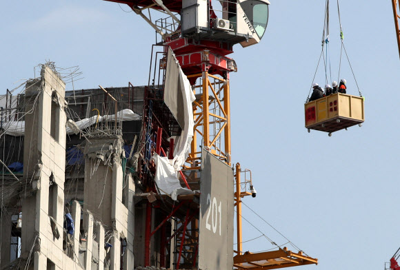 타워크레인 해체 앞서 안전진단