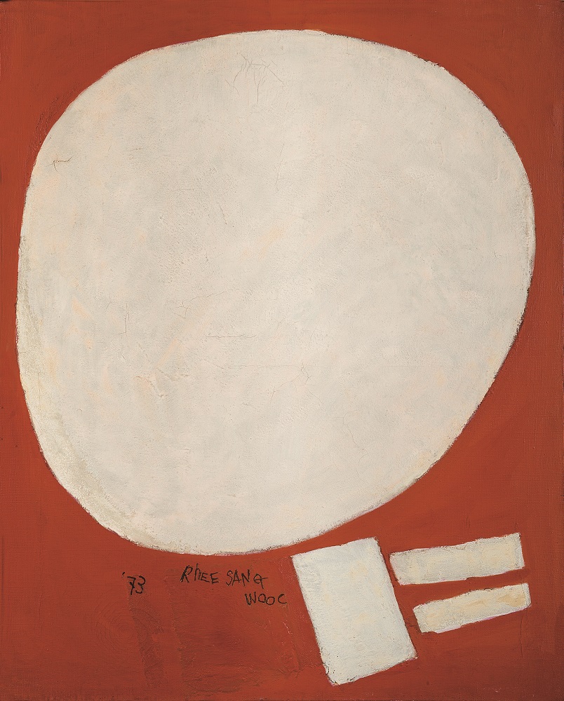 이상욱, 점 (Point), 1973, 캔버스에 유채, 90.5x72.5cm (frame 93x75.5cm). 학고재갤러리 제공