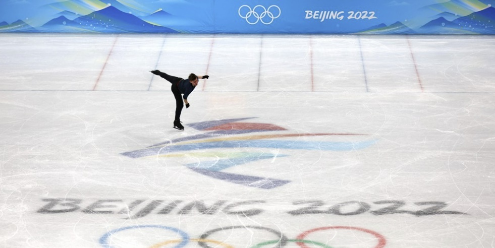 베이징 동계올림픽을 앞두고 훈련하는 피겨 선수 로이터 연합뉴스