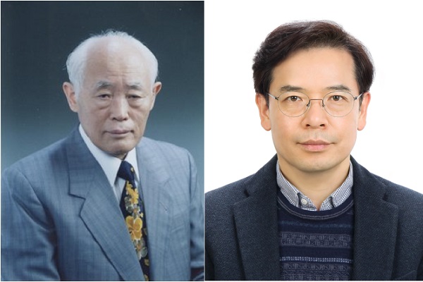 이우철 교수(왼쪽)와 김영동 교수.