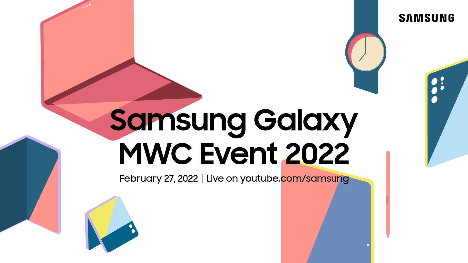 삼성 갤럭시 MWC 이벤트 2022 초대장. 삼성전자 제공.