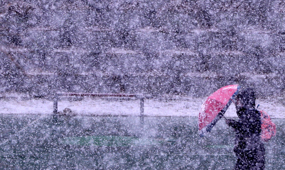 폭설 내리는 춘천