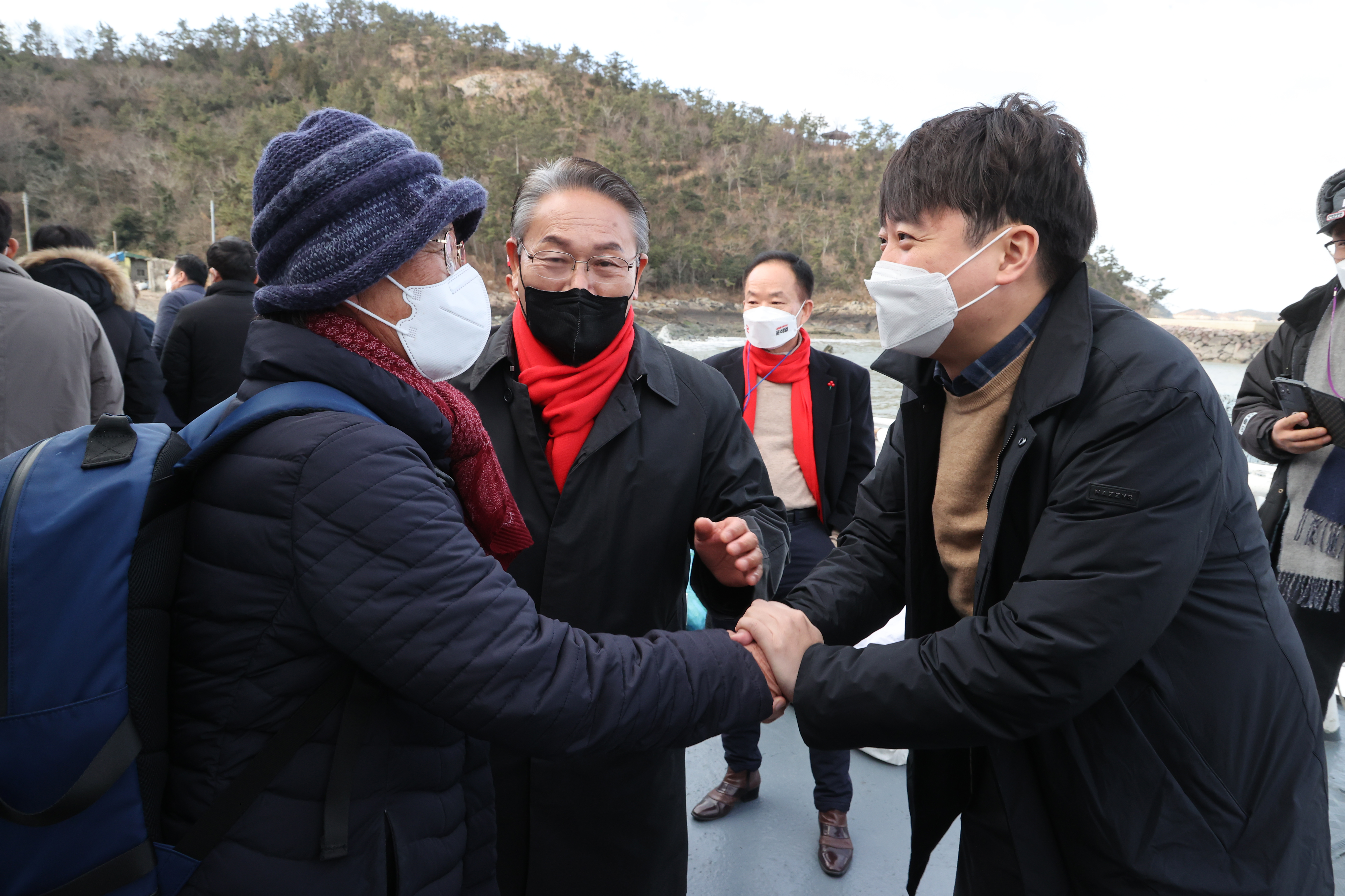 신안 흑산도 찾은 이준석 국민의힘 대표