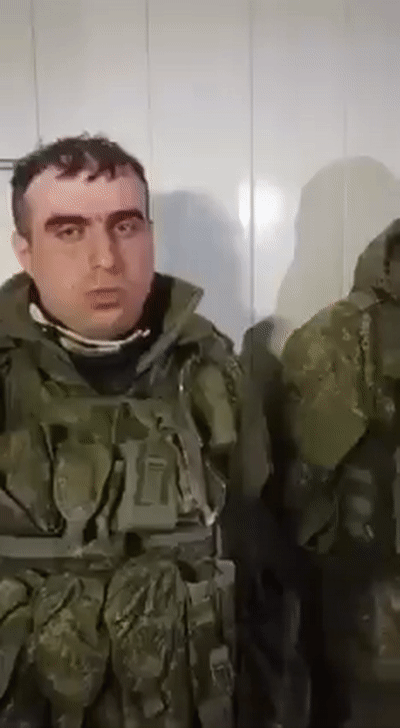 우크라이나 국방부가 공개한 러시아군 포로 영상. 영상 속 러시아 군인은 “여기가 우크라이나인 줄 몰랐다. 군사훈련인줄 알았다”고 주장했다. 우크라이나 국방부