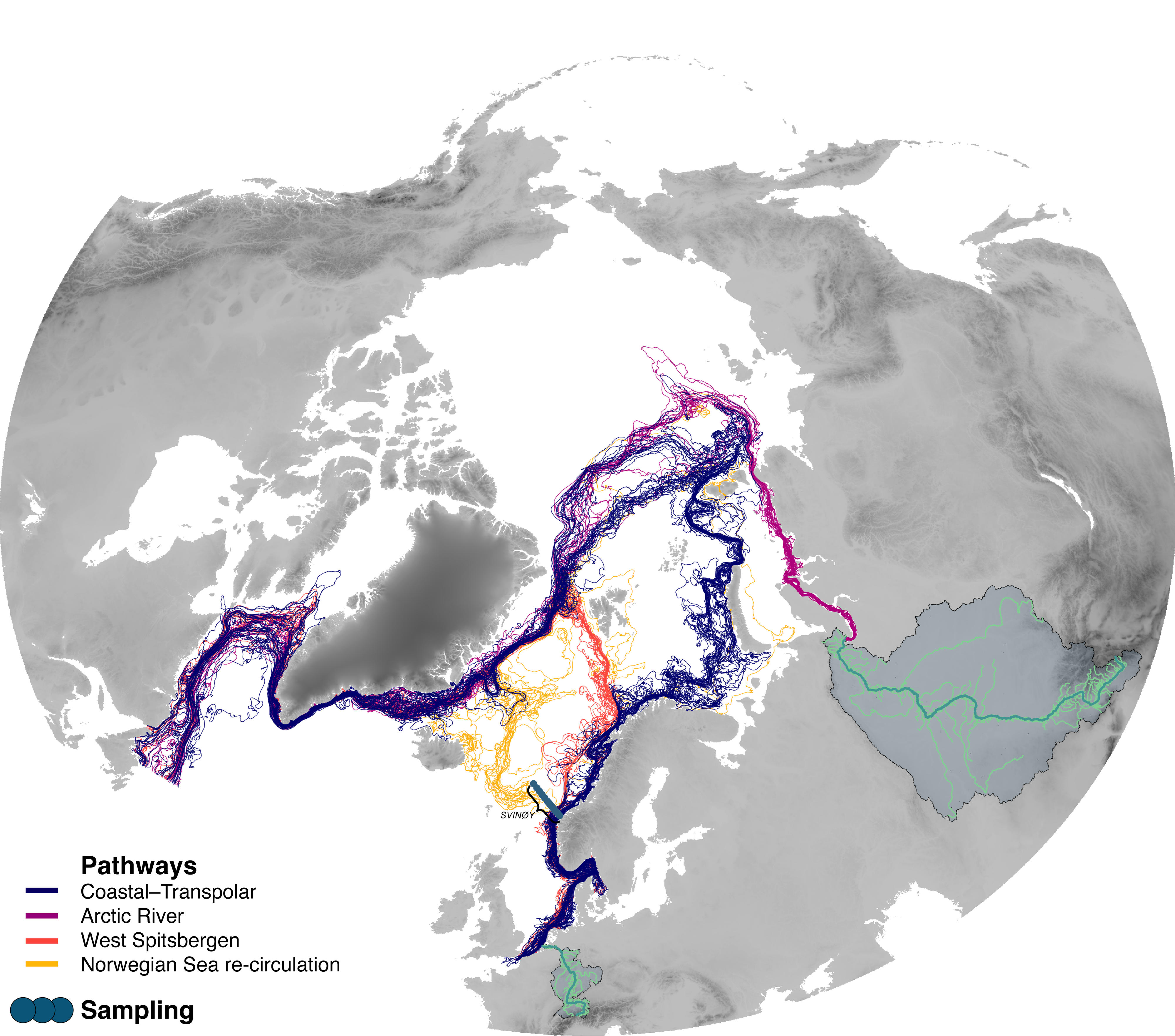 북극해 미세플라스틱의 오염 지도