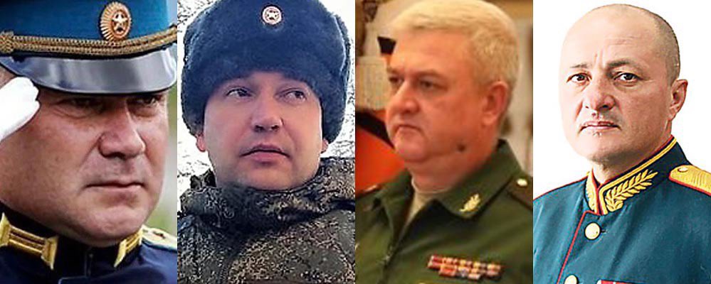 우크라이나는 러시아 장군 4명이 전쟁 중 사망했다고 밝혔다. @VISEGRAD24