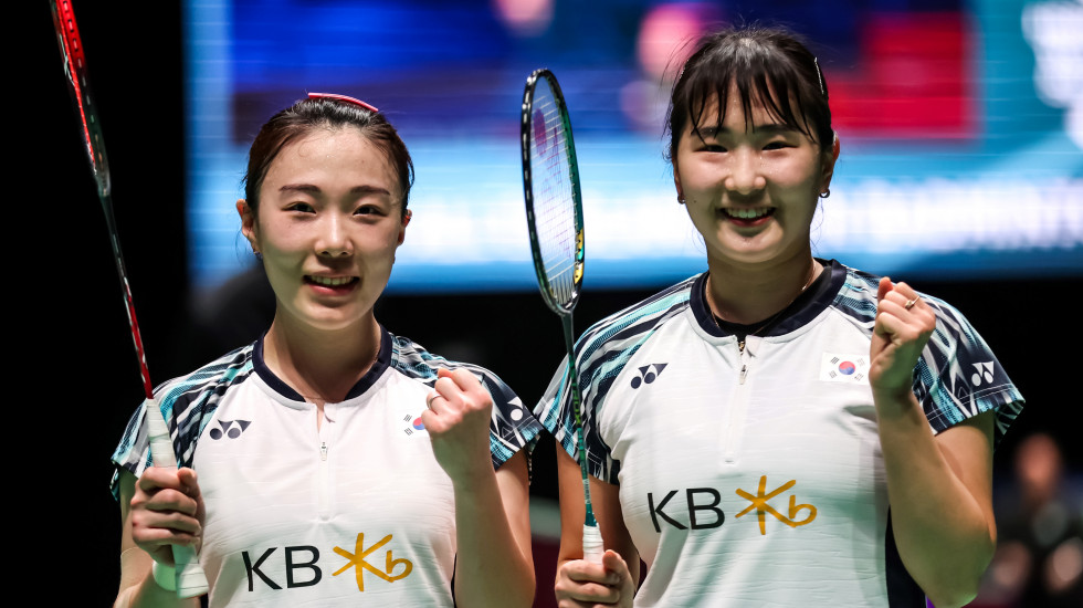 김혜정(왼쪽)과 정나은. BWF 홈페이지 캡처