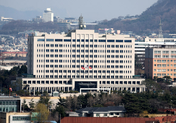 윤석열 대통령 당선인이 대통령 집무실 이전지로 지목한 용산 국방부 청사의 모습. 연합뉴스