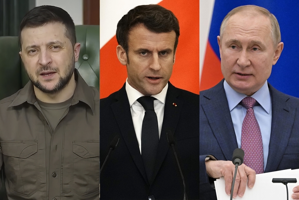 프랑스, 러시아·우크라이나 중재 노력