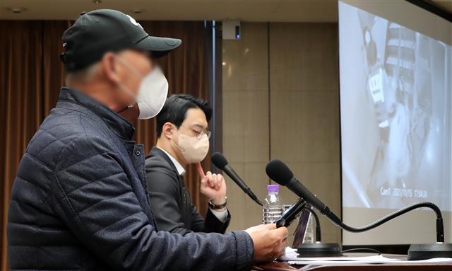 사건 당시 CCTV 공개하는 층간소음 흉기난동 사건 피해자 가족