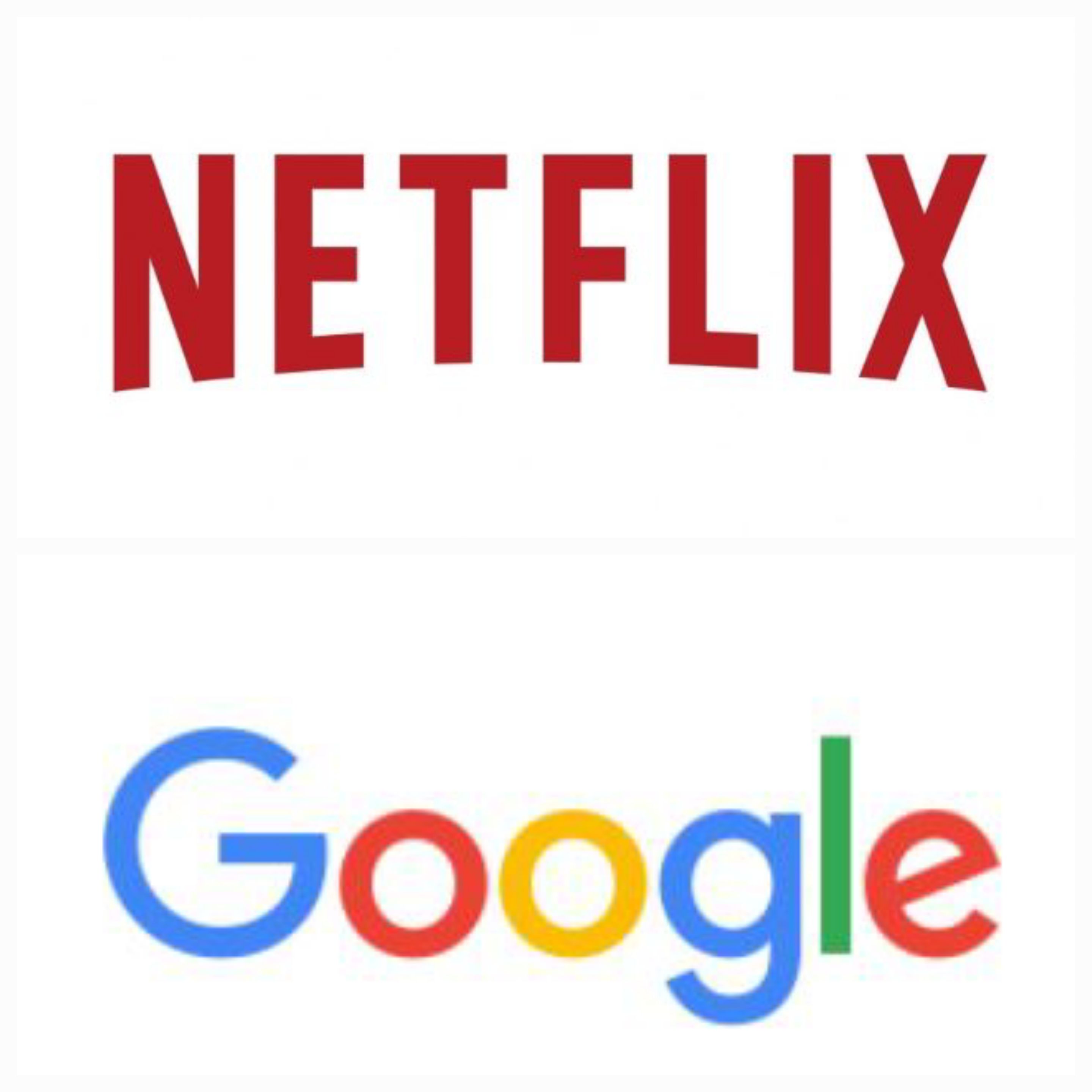 넷플릭스와 구글 로고