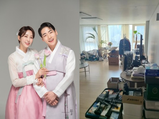 가수 박군(36)과 결혼한 방송인 한영(44)이 신혼집을 공개해 눈길을 끈다. SNS 캡처