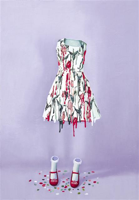 ‘유령 패션’ 작품으로, 안창홍 작가는 사람이 없는 옷을 통해 공허함을 표현했다. 사비나미술관 제공