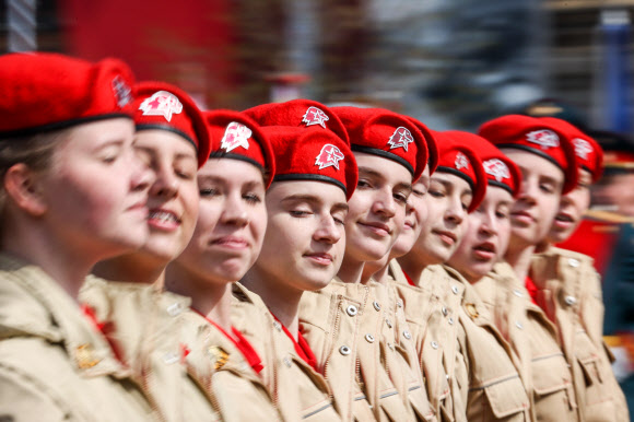 모스크바 전승절 퍼레이드 드레스 리허설