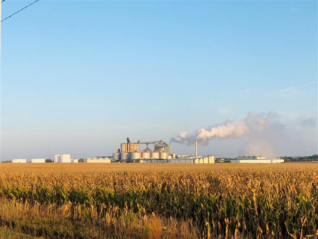 미국 중서부 지역에 있는 서밋 애그리컬처럴그룹의 한 바이오에탄올 생산설비단지 전경. SK E&S 제공