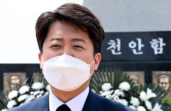 백령도 방문한 이준석 대표