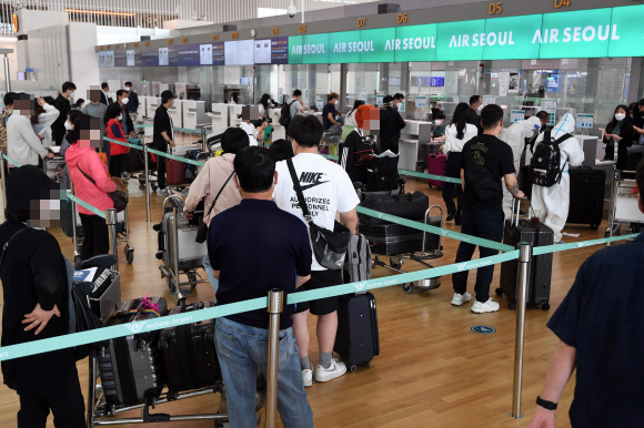 인천공항 승객 지난달 100만명 육박 