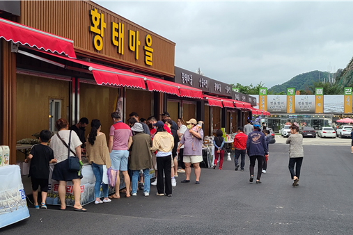 인제 용대삼거리 산물마켓. 인제군 제공