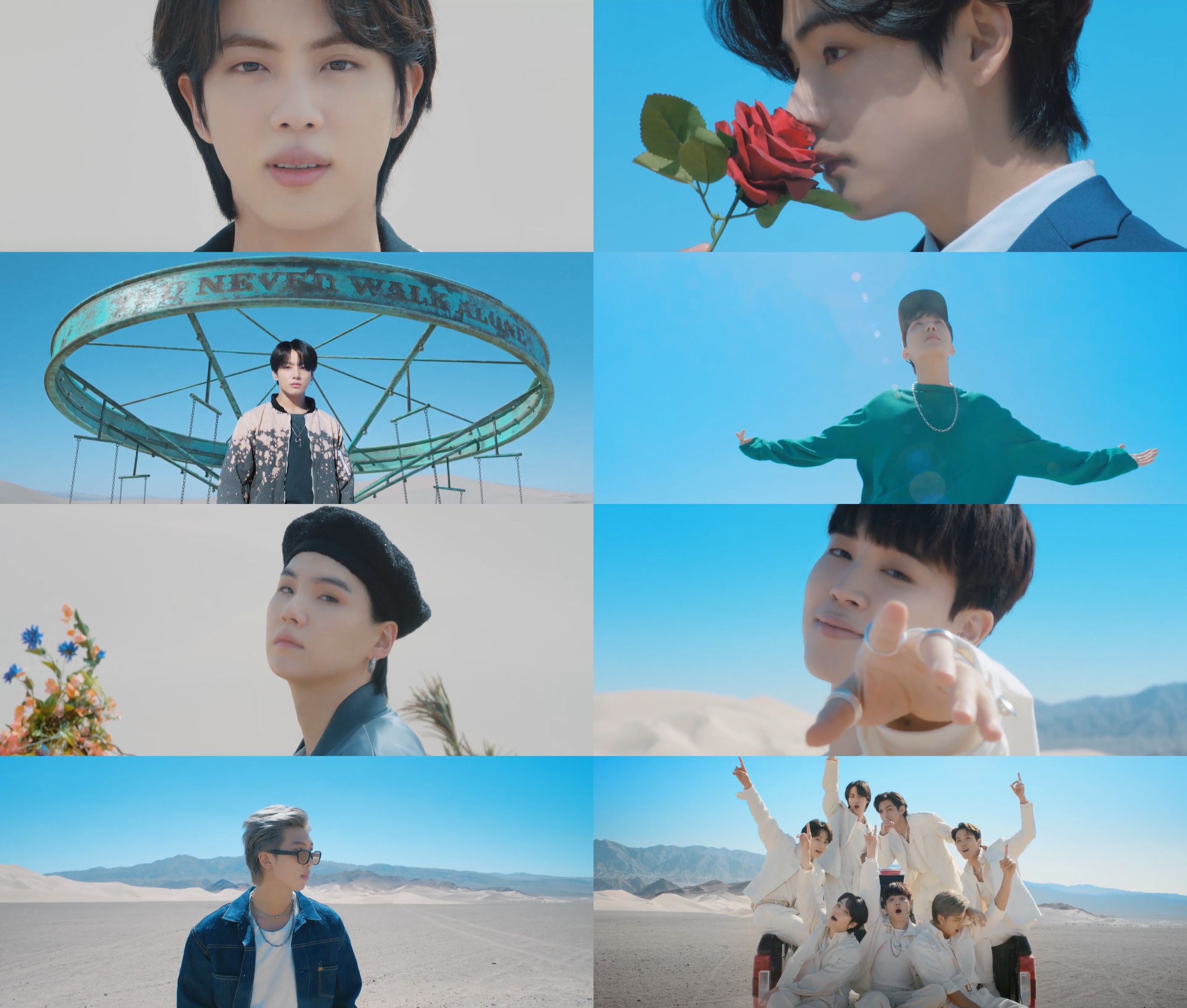 그룹 방탄소년단(BTS)의 새 앨범 ‘프루프’에 포함된 신곡 ‘옛 투 컴’ 뮤직비디오 스틸. 빅히트뮤직 제공