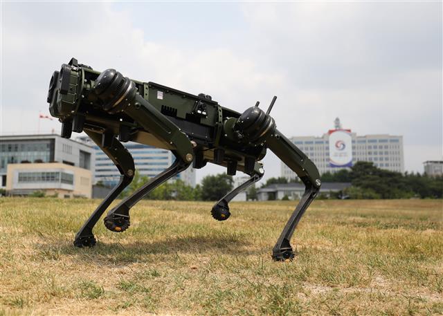 용산공원을 지키는 경비로봇