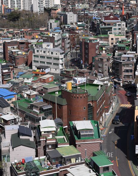 서울 시내 주택가 모습. 오장환 기자
