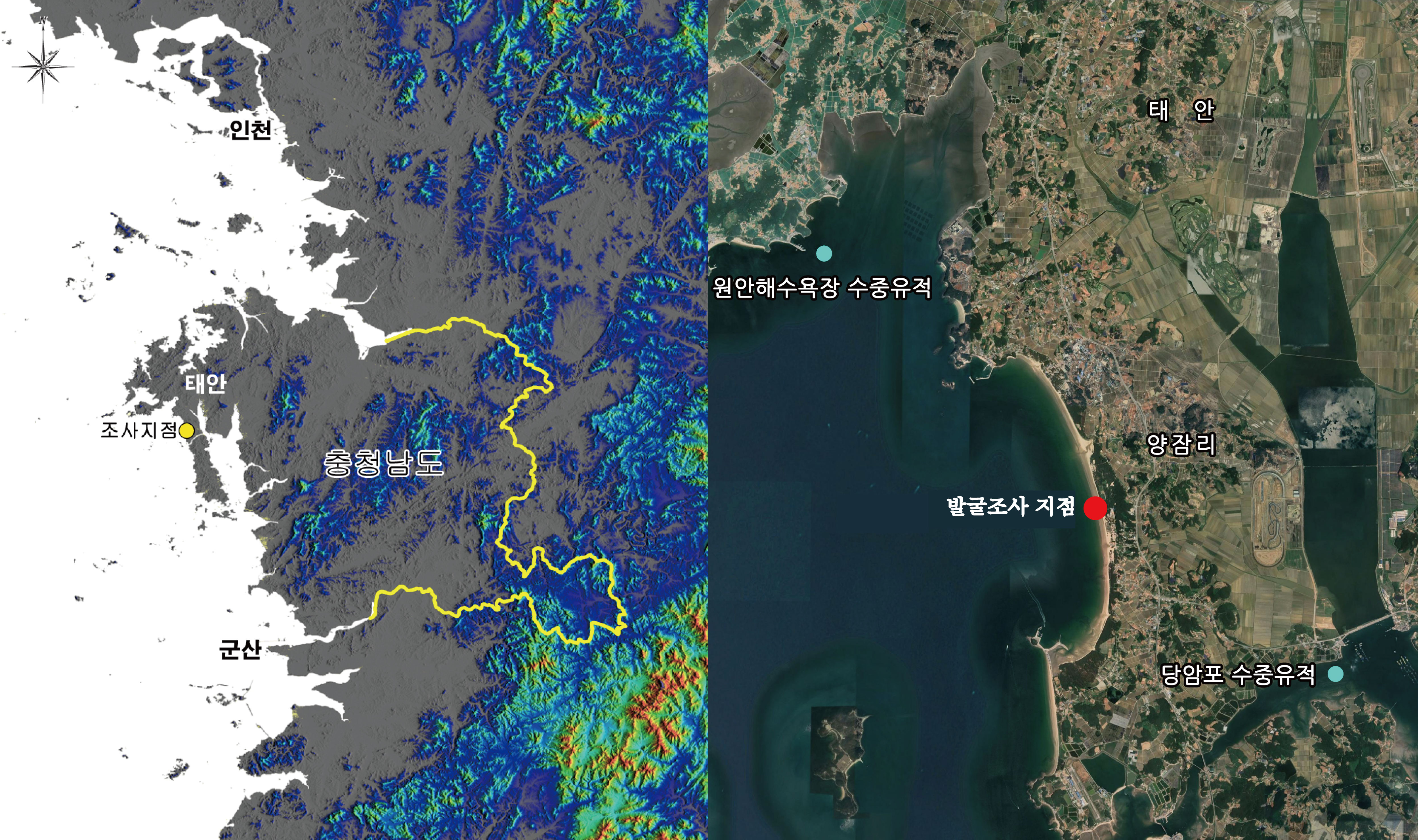 조사발굴 위치도. 문화재청 제공