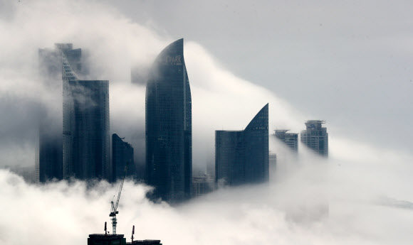 부산지역에 엿새째 폭염